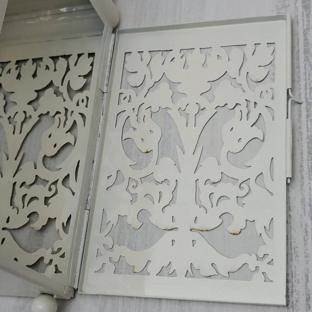 Rustic White Lantern 4
